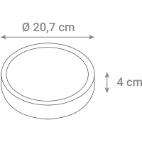 LED PANEL 18W 6500K NADGRADNI