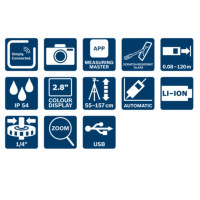 BOSCH GLM 120C-BT150 LASERSKI METAR